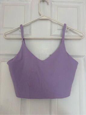 Athleta Lilac Cropped Tank Top